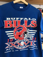Load image into Gallery viewer, Vintage 91/92 Trench Buffalo Bills AFC Champions Tee Size Medium
