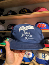 Load image into Gallery viewer, Vintage 1988 New Yorkers For Jesse Jackson Snapback
