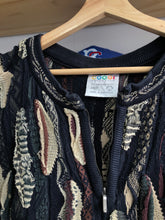 Load image into Gallery viewer, Vintage Coogi Multicolor 3D Multi Color Knit Quarter Zip Sweater 2XL
