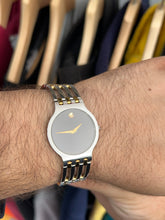 Load image into Gallery viewer, Vintage 90’s Movado Esperanza Two Tone Gold / Stainless Mens Quartz Watch
