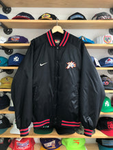Load image into Gallery viewer, Vintage Nike Philadelphia 76ers Bomber Jacket Size Large
