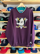 Load image into Gallery viewer, Vintage 90s Starter Mighty Ducks Logo Crewneck XL
