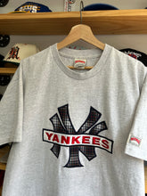 Load image into Gallery viewer, Vintage Nutmeg New York Yankees Embroidered Plaid Logo Tee XL
