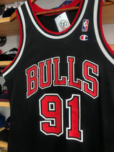 Load image into Gallery viewer, Vintage 90s Champion Dennis Rodman Chicago Bulls Jersey Size 40/Medium
