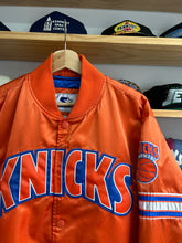 Load image into Gallery viewer, 2013 Starter New York Knicks Retro Orange Satin Jacket XL
