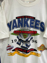 Load image into Gallery viewer, Vintage 1996 NY Yankees AL Champions Dynasty Tee XL
