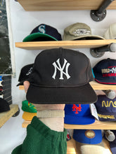 Load image into Gallery viewer, Vintage Drew Pearson Black New York Yankees Plain Logo SnapBack
