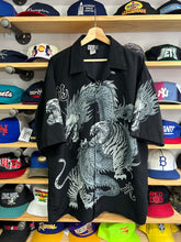 Load image into Gallery viewer, Vintage Y2K Chinese Dragon / Tiger Button Down Shirt XL

