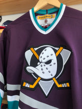 Load image into Gallery viewer, Vintage KOHO Anaheim Mighty Ducks Jersey Youth Size L/XL
