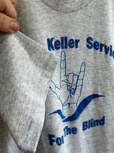 Load image into Gallery viewer, Vintage Helen Keller Services for the Blind Tee L / XL
