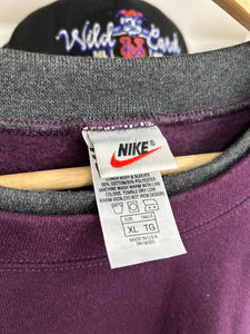 Vintage 90s Nike Made in USA Two Tone Crewneck Sweater XL