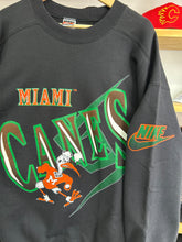 Load image into Gallery viewer, Vintage Nike 90s Deadstock Miami Hurricanes Crewneck XL
