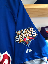 Load image into Gallery viewer, 2009 Majestic Philadelphia Phillies Chase Utley World Series Jersey Size XL

