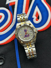 Load image into Gallery viewer, Vintage 2007 New York Mets LogoArts Two Tone Quartz Watch
