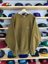 Load image into Gallery viewer, Vintage 90s Champion Reverse Weave Olive Green Crewneck Size Large
