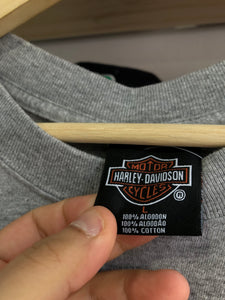 Vintage Harley Davidson Cancun Mexico Long Sleeve Tee Size Large
