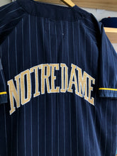Load image into Gallery viewer, Vintage Starter Notre Dame Pinstripe Jersey Size XL

