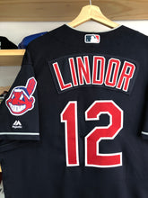 Load image into Gallery viewer, Vintage Majestic Cleveland Indians Francisco Lindor Authentic Jersey Size 48/XL
