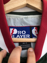 Load image into Gallery viewer, Vintage Pro Player Seattle Supersonics Snap Button Lightweight Bomber Jacket Size Medium
