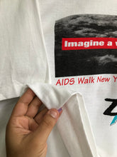 Load image into Gallery viewer, Vintage 1994 Z100 AIDS Walk Tee Size XL
