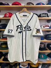Load image into Gallery viewer, 2018 Ralph Lauren Polo Bears Striped Baseball Jersey Size XXL
