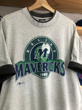 Load image into Gallery viewer, Vintage Dallas Mavericks Double Sleeve Logo Tee Size XL
