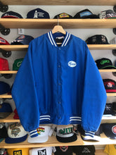 Load image into Gallery viewer, Vintage Pfizer Staff Varsity Style Bomber Jacket Size Large

