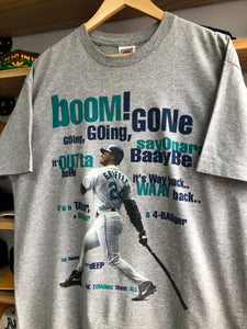 Vintage Nike Ken Griffey JR Home Run Record Tee Size Large