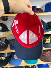 Load image into Gallery viewer, Vintage Nissin NY Yankees Flames Custom Leather Strapback
