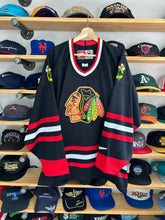 Load image into Gallery viewer, Vintage Nike Chicago Blackhawks Blank Black Jersey Large
