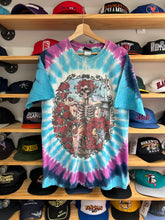 Load image into Gallery viewer, Vintage Late 90s / Y2K Liquid Blue Grateful Dead Tye Die Bertha Large
