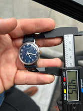 Load image into Gallery viewer, Vintage 1974 Timex Mercury Blue Dial Watch
