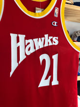Load image into Gallery viewer, Vintage Atlanta Hawks Dominique Wilkins Champion Jersey 40 Medium
