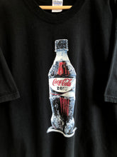 Load image into Gallery viewer, Vintage 90s Coca Cola Zero Double Sided Tee XL
