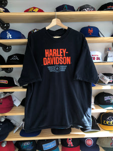 Vintage Harley Davidson Spellout Cancun Mexico Tee Size 2XL