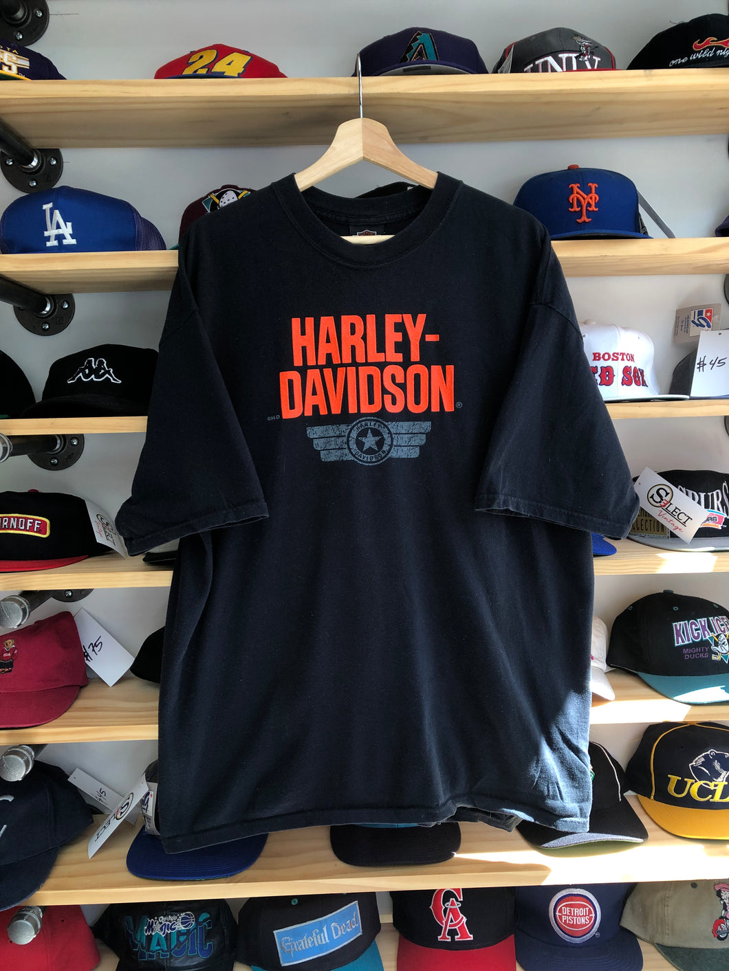 Vintage Harley Davidson Spellout Cancun Mexico Tee Size 2XL