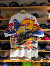 Load image into Gallery viewer, Vintage 90s Rusty Wallace All Over Print Racing Tee M
