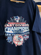 Load image into Gallery viewer, 2012 ALDS New York Yankees Champions Parking Lot Boot Tee Size 2XL
