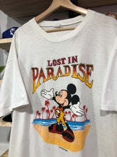 Load image into Gallery viewer, Vintage Mickey Mouse Lost In Paradise Tee Size XL/XXL
