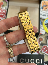 Load image into Gallery viewer, Vintage GUCCI 5400M Gold Diamond Dial Men’s Dress Quartz Watch w/ Box
