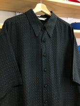 Load image into Gallery viewer, Vintage Genelli Textured Silk Button Shirt Size XL
