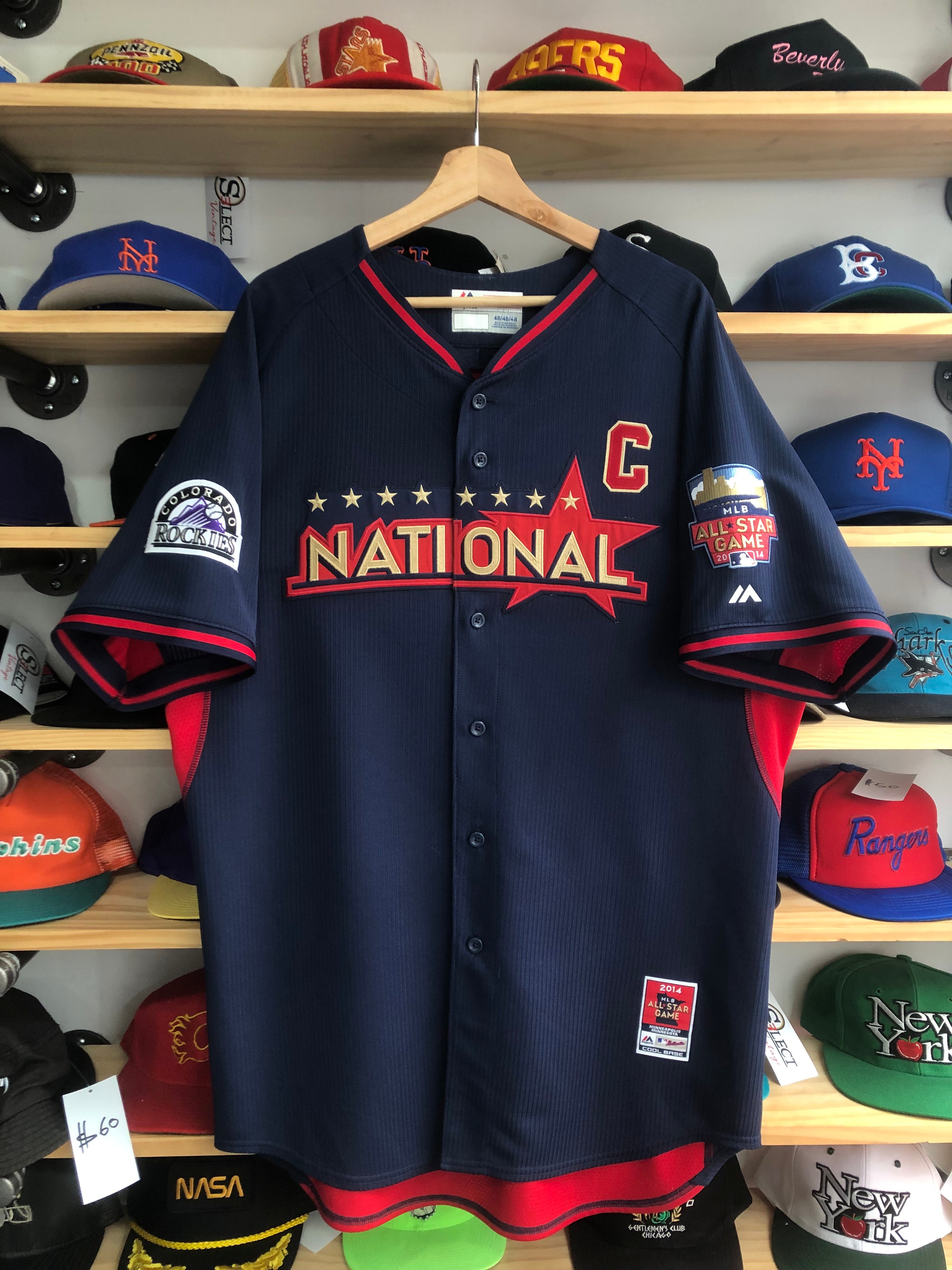 2014 MLB All Star Game National League Troy Tulowitzki Authentic