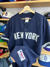 Load image into Gallery viewer, Vintage New York Yankees Majestic Batting Practice Spellout Jersey XL
