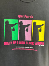 Load image into Gallery viewer, Vintage Tyler Perry “Diary Of A Mad Black Woman” Promo Tee Size XL
