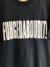 Load image into Gallery viewer, Vintage 90s Fuhgedaboudit Parody Short Sleeve Tee Large
