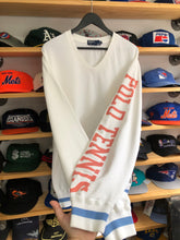 Load image into Gallery viewer, Vintage Ralph Lauren Polo Tennis V-Neck Style Pullover Sweater Size XL

