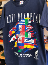Load image into Gallery viewer, Vintage 1996 Atlanta Olympics Flags Tee Size Medium
