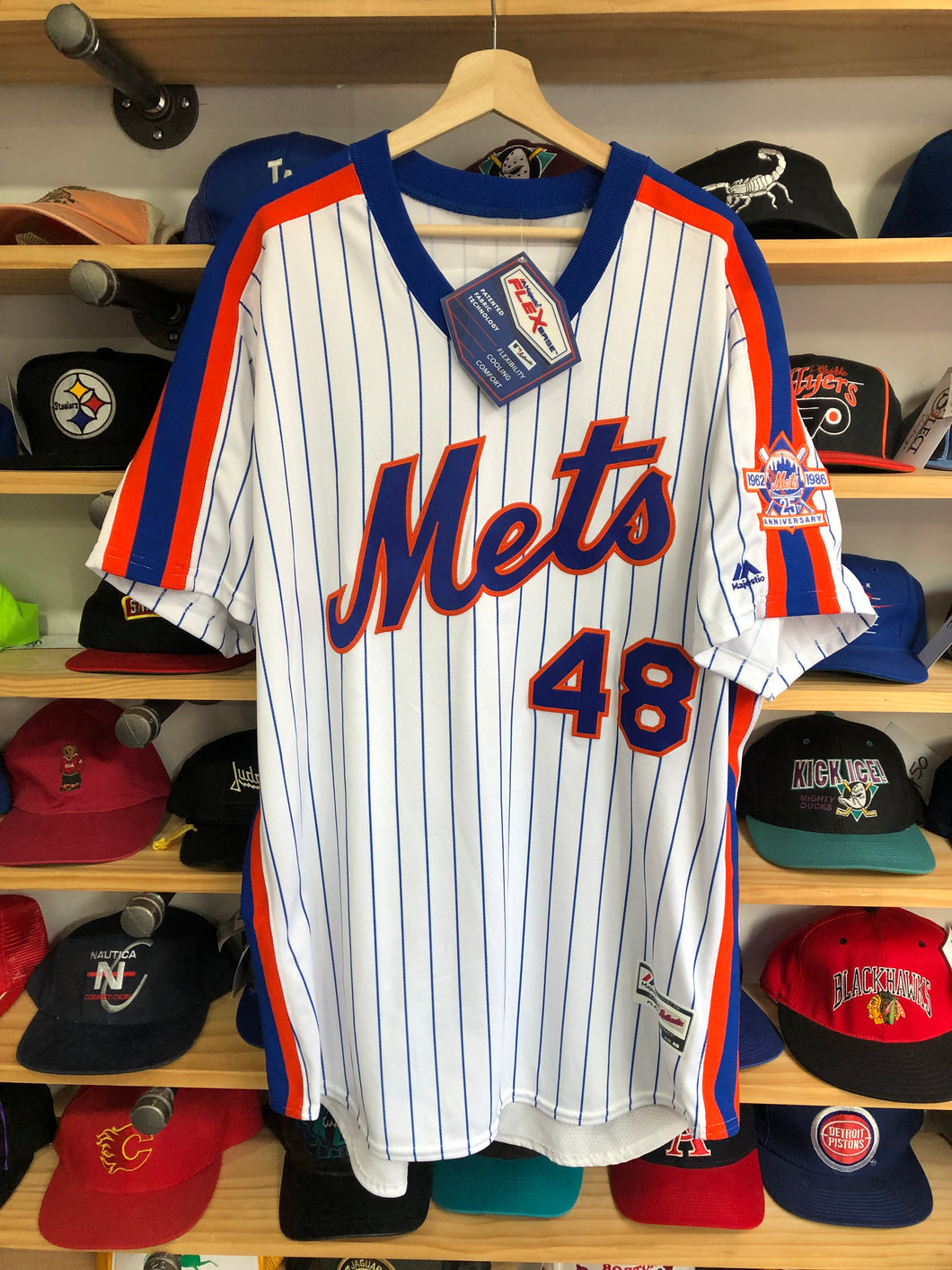 New York Mets Majestic 1986 Jacob deGrom Authentic Jersey 48 XL NWT