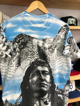 Load image into Gallery viewer, Vintage Indian Chief &amp; Eagle AOP Tee Size M/L
