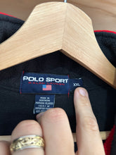 Load image into Gallery viewer, Vintage Ralph Lauren Polo Sport Red Half Zip Fleece 2XL

